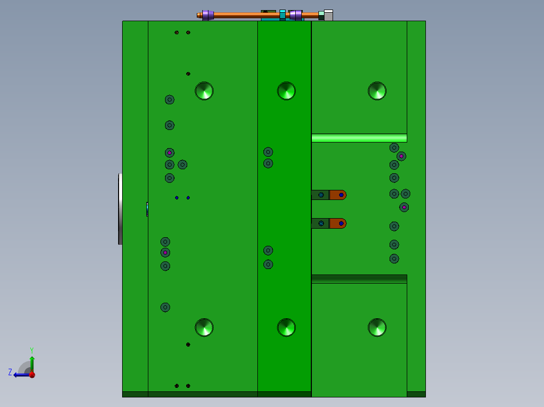 热流道模具3D模型