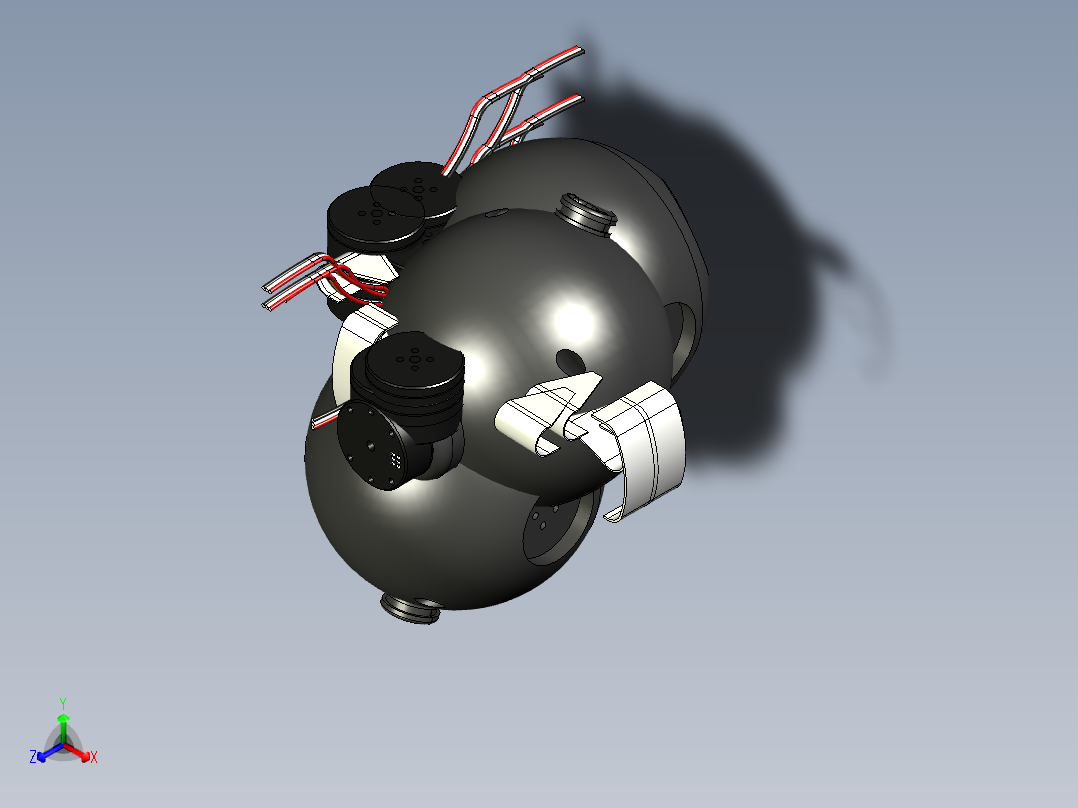 封闭式微型万向球摄像机