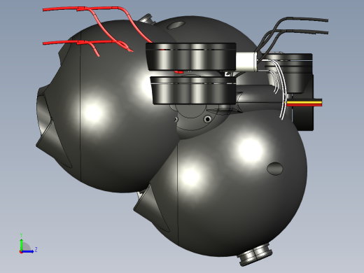封闭式微型万向球摄像机左视缩略图