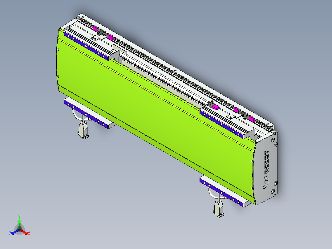 威洛博VL系列3d模型模组2VL22H2Y-S350正等轴测图