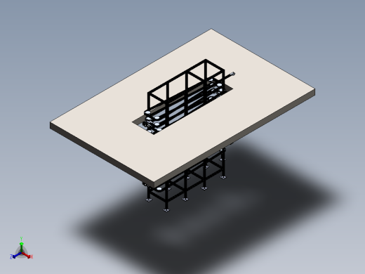 A柔性螺旋机正等轴测缩略图