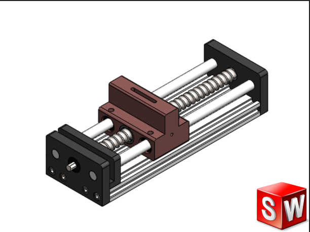 ACTUADOR LINEAL线性执行器3D图纸 Solidworks设计