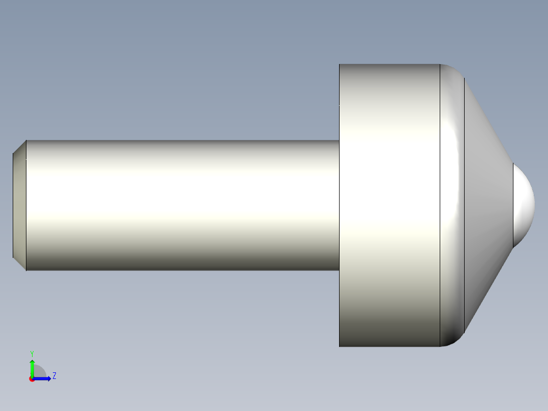 萬向滾珠53-3D多系列多零件图纸模型左视图