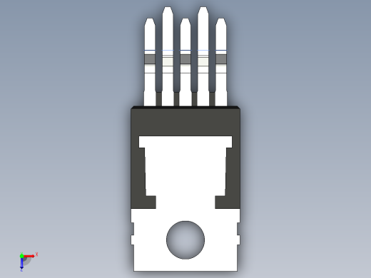 集成电路封装-ST-Pentawatt-V俯视缩略图