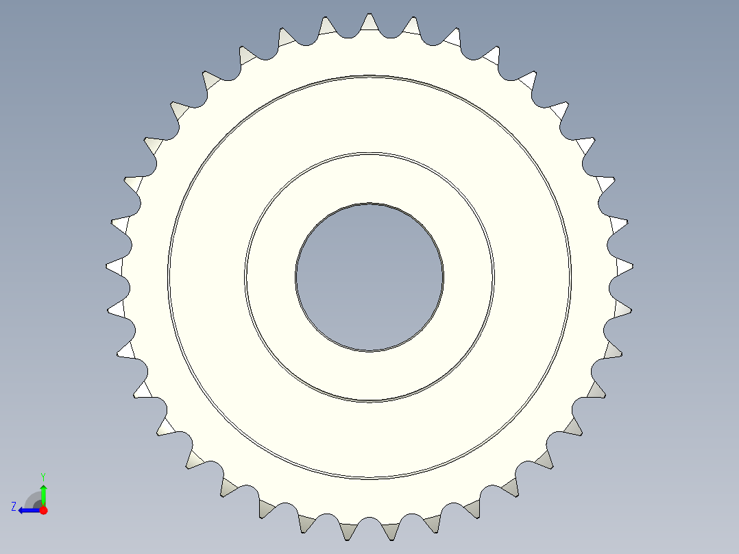 链轮-Sprocket_37-45-10--Y__1_.stp右视图