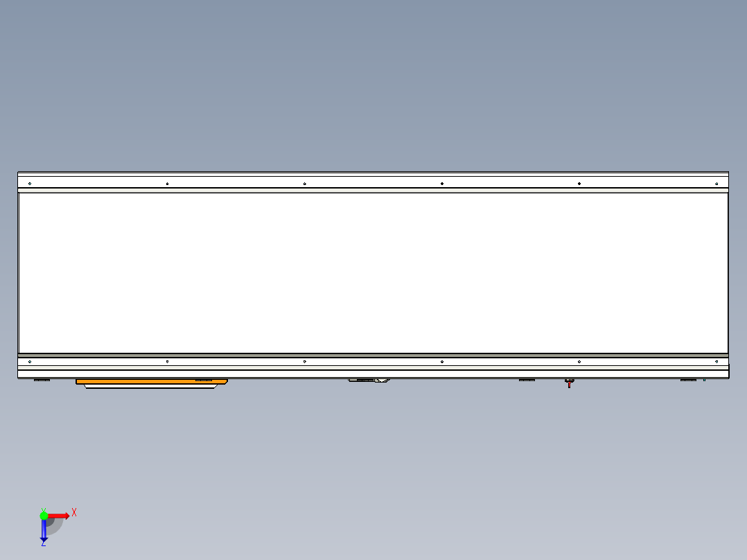 成套组装变频机柜俯视图