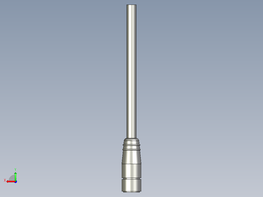 基恩士FS-V33C(P)_cable_kc图纸模型后视图