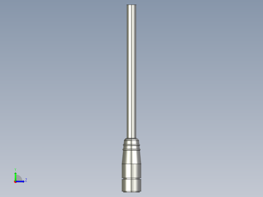 基恩士FS-V33C(P)_cable_kc图纸模型左视缩略图