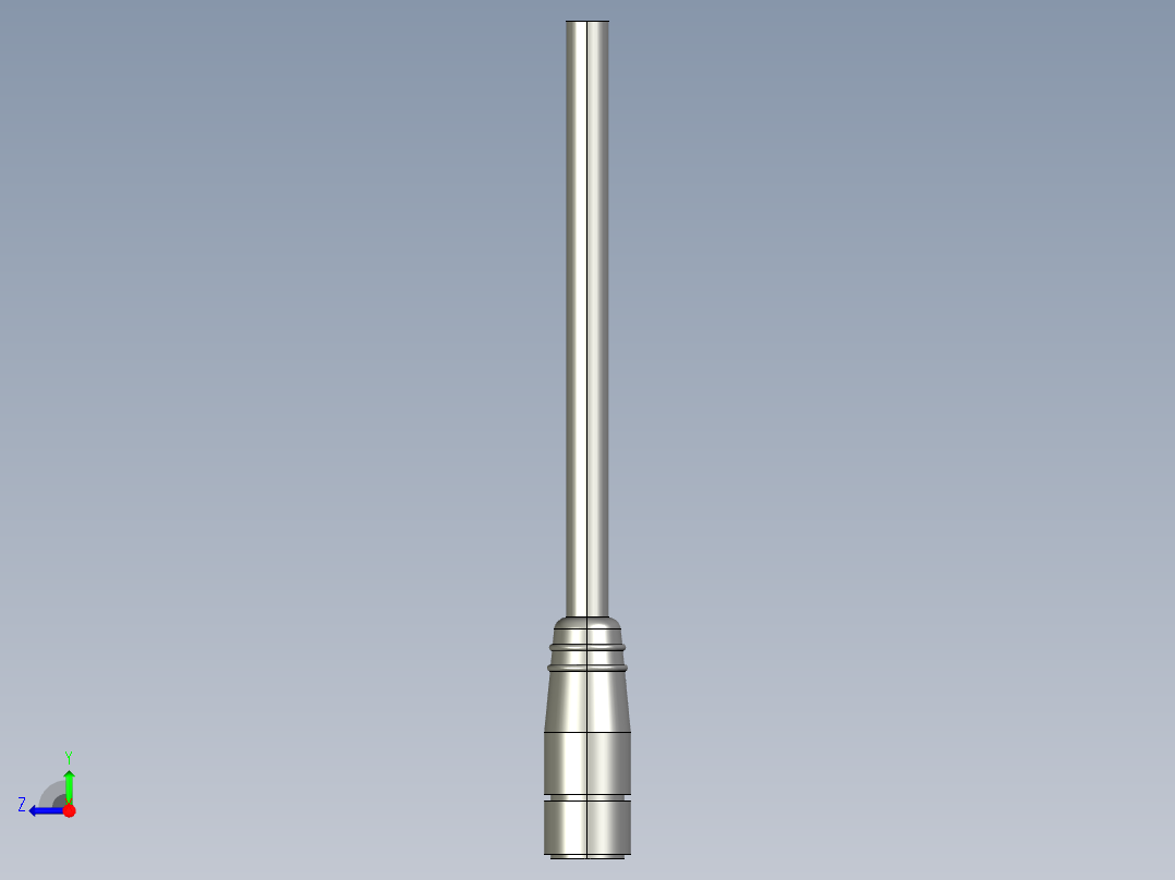 基恩士FS-V33C(P)_cable_kc图纸模型右视图