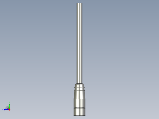 基恩士FS-V33C(P)_cable_kc图纸模型右视缩略图