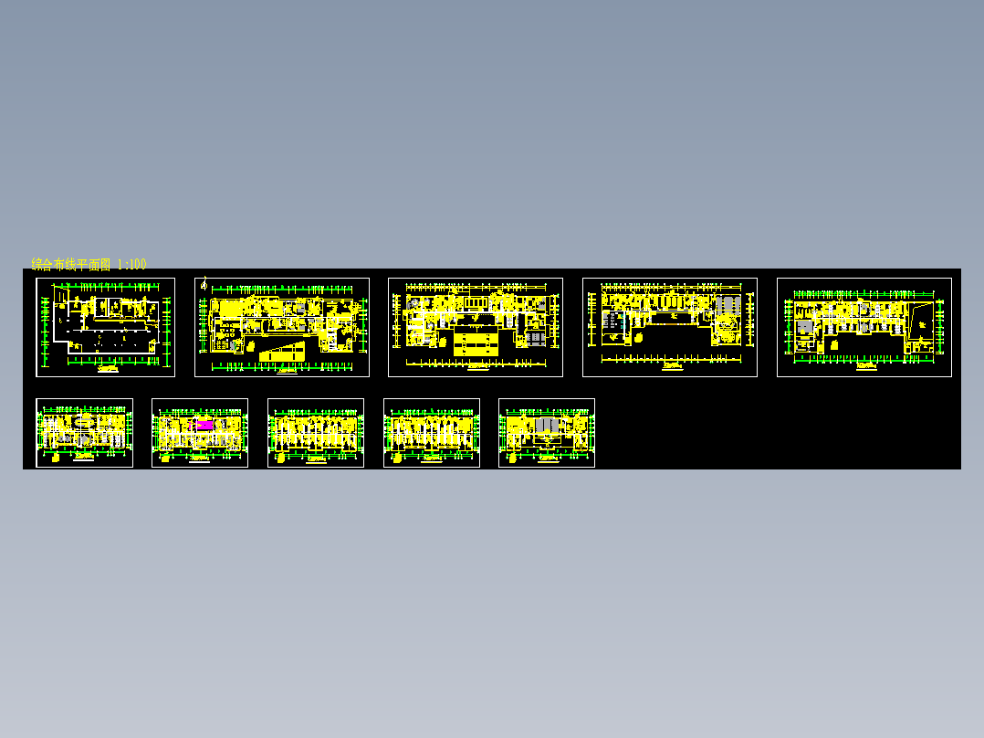 YX-2019-0536办公楼弱电智能cad图