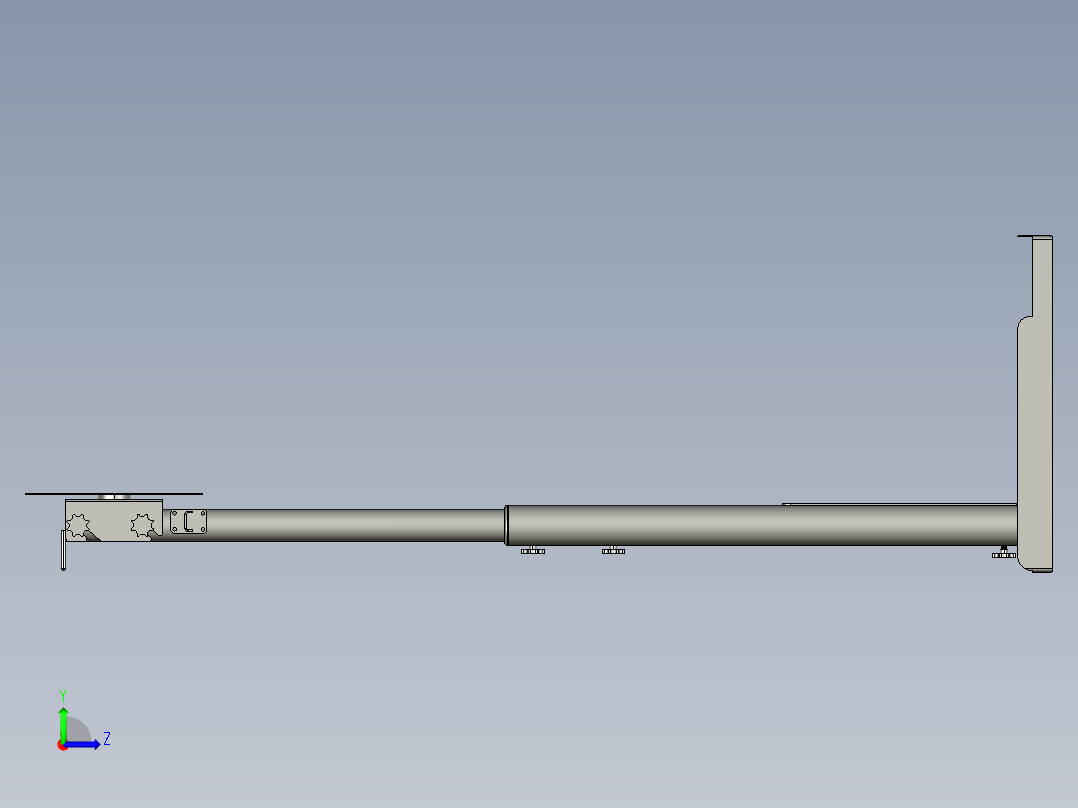32移动支架T2(1)左视图