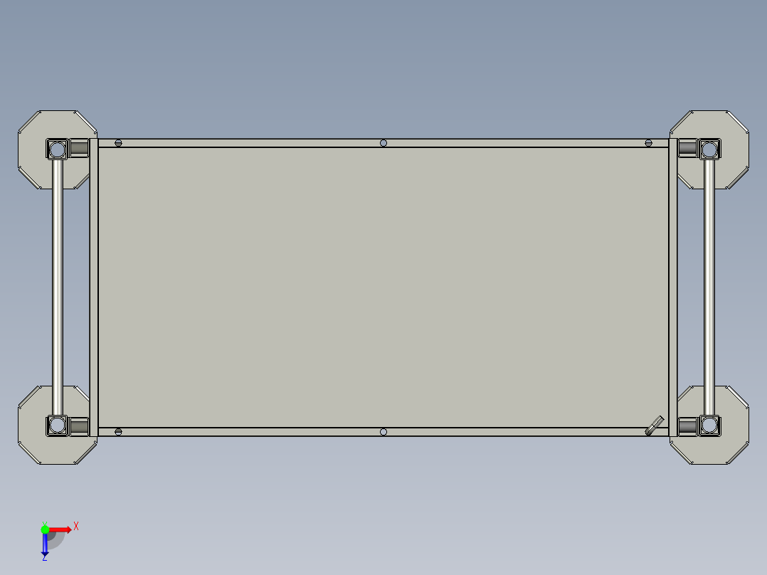脚手架梯子俯视图