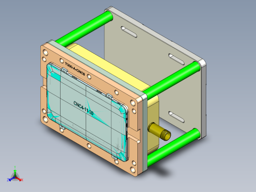 T300-A-笔记本CNC工装夹具三维模型CNC6