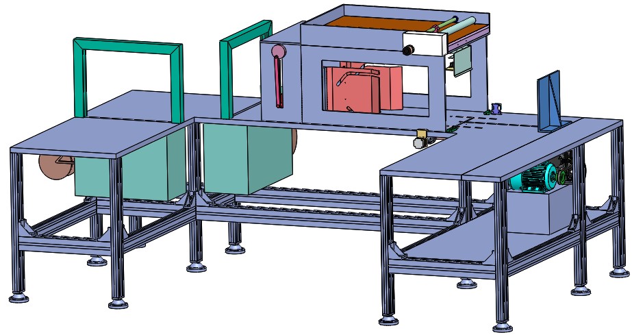 书本打包机（sw16可编辑+说明书）