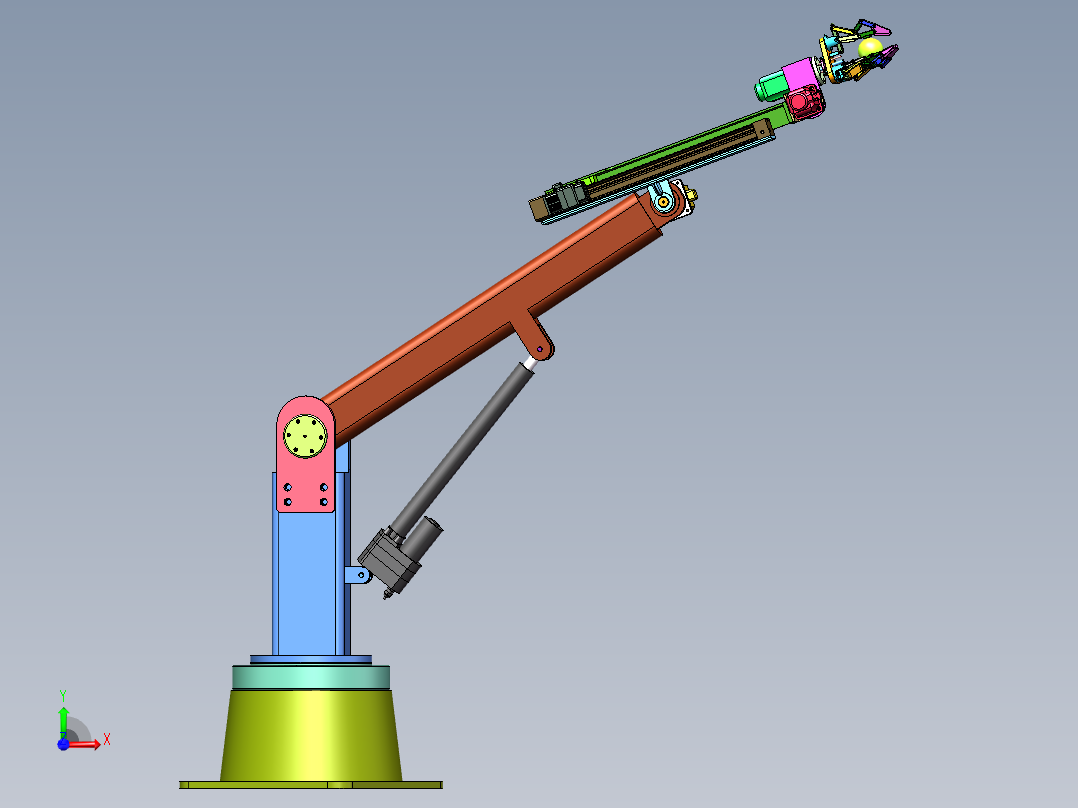 2023.02月-苹果采摘机械臂前视图