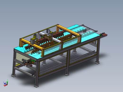 门板加强筋自动居中定位输送机sw19
