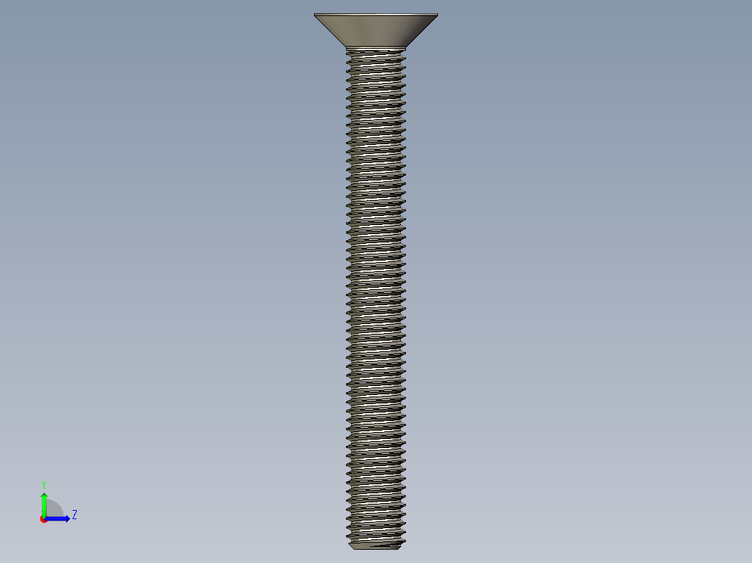 Screw_ISO_10642_M10x90_A2.STEP左视图