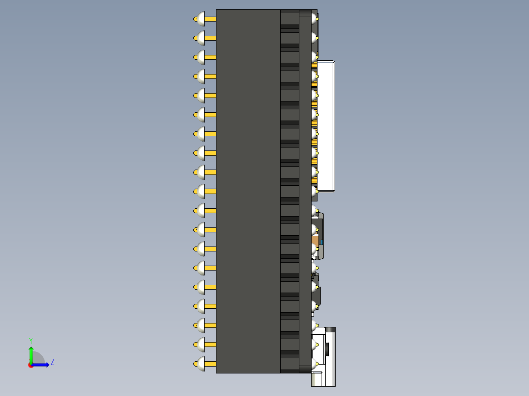 38 Pin ESP32 WROOM _左视图