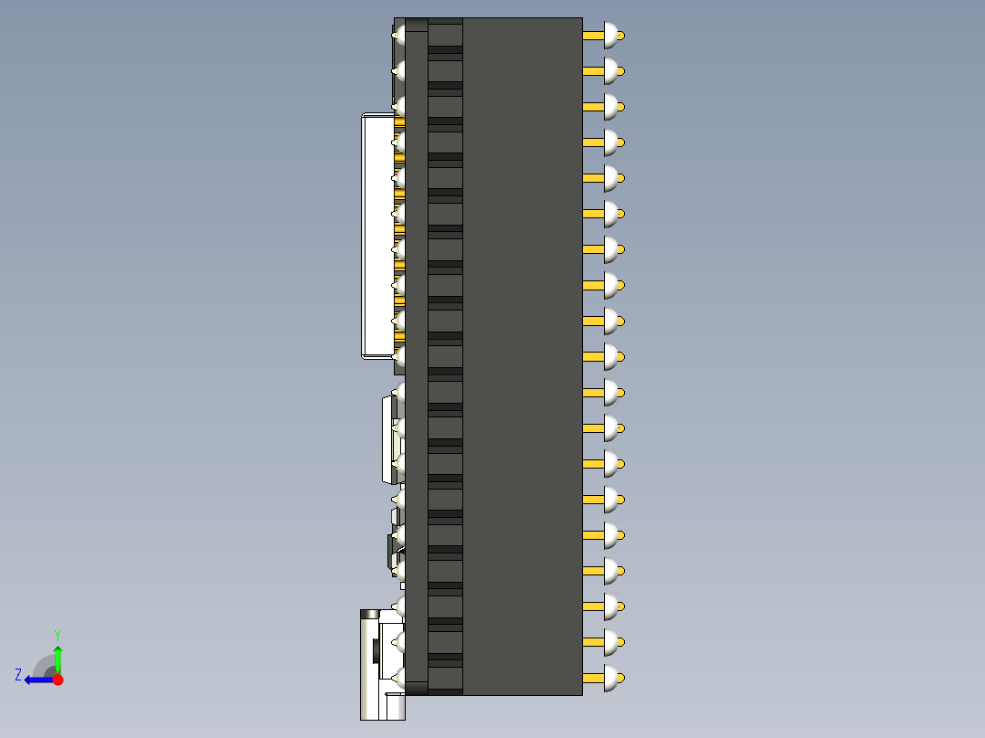 38 Pin ESP32 WROOM _右视图