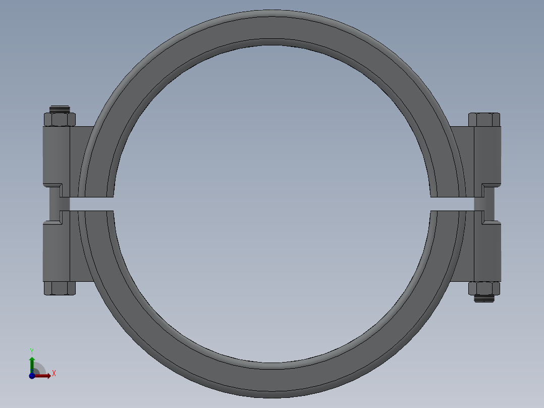 13MHP高压卡箍1513002-000051前视图