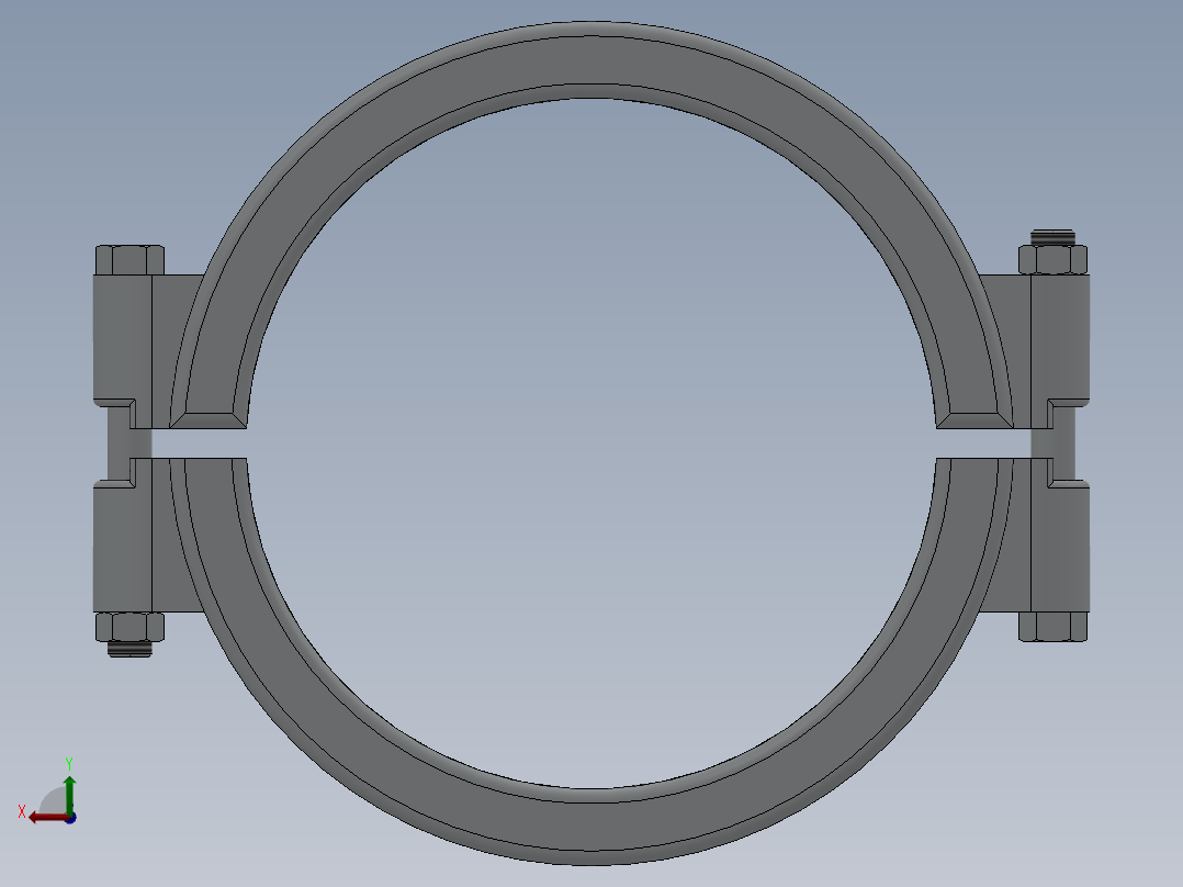 13MHP高压卡箍1513002-000051后视图