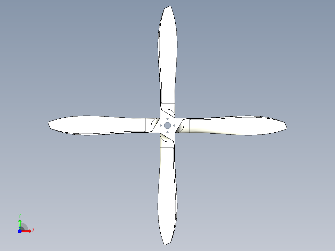 螺旋桨(131)前视图