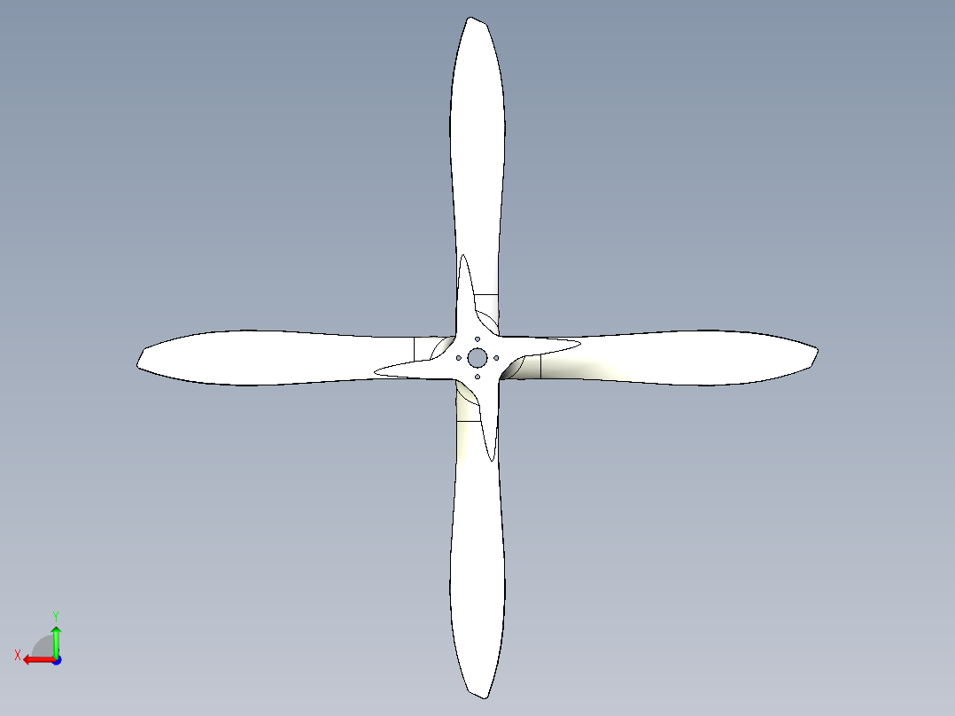 螺旋桨(131)后视图