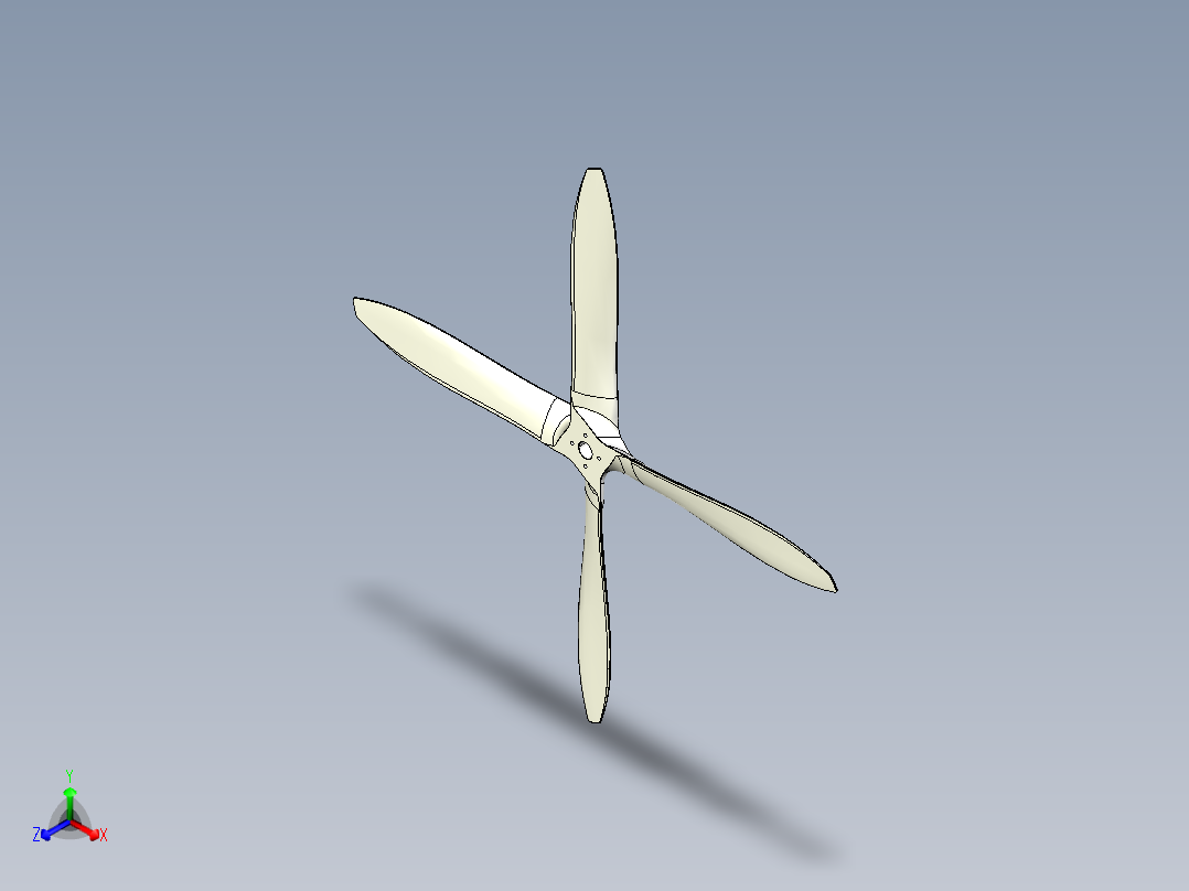 螺旋桨(131)正等轴测图