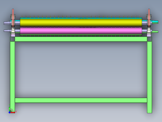 钢化玻璃自动清洗滚筒线前视缩略图