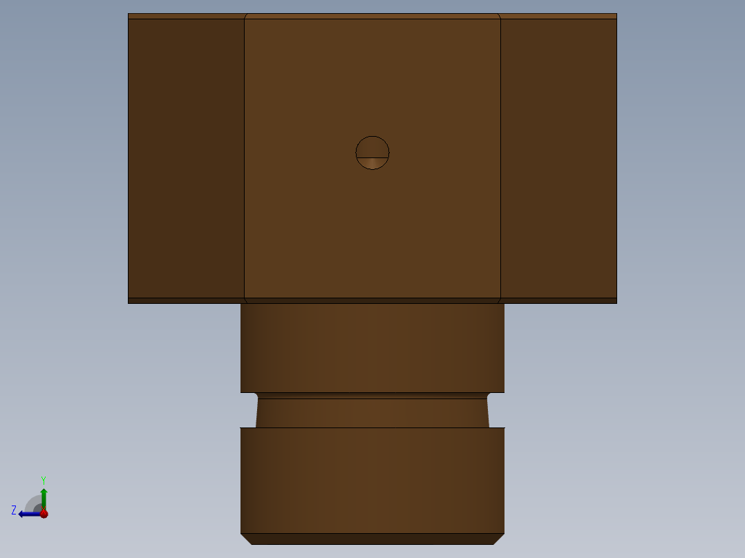 Nabil（针）排放和充气阀右视图