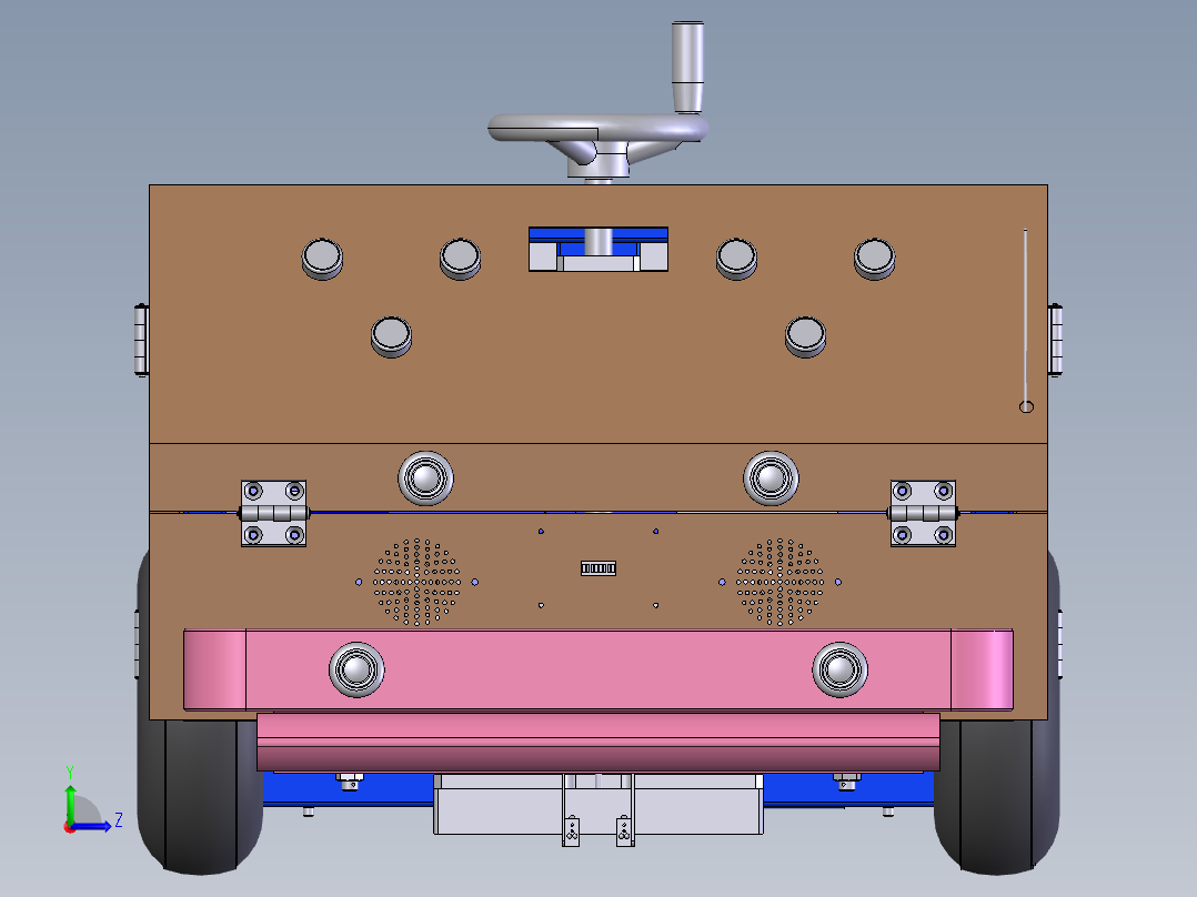 AGV小车、AGV(9)左视图
