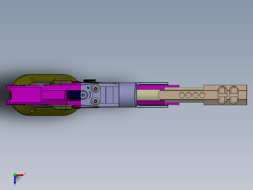 手枪左轮冲锋枪老式狙击步枪设计3D图纸infinity-firearms-1911 SW stp俯视缩略图