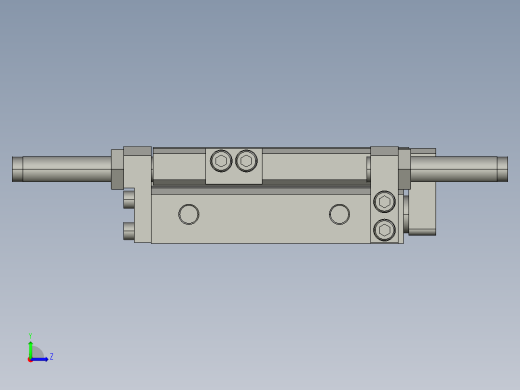 气缸MXQ20-50B-M9BM左视缩略图