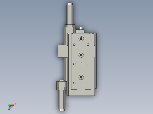 气缸MXQ20-50B-M9BM俯视缩略图
