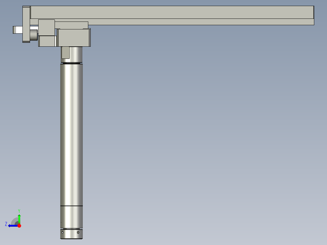 YWP200K4-06-11-00贴胶缓存组件右视图