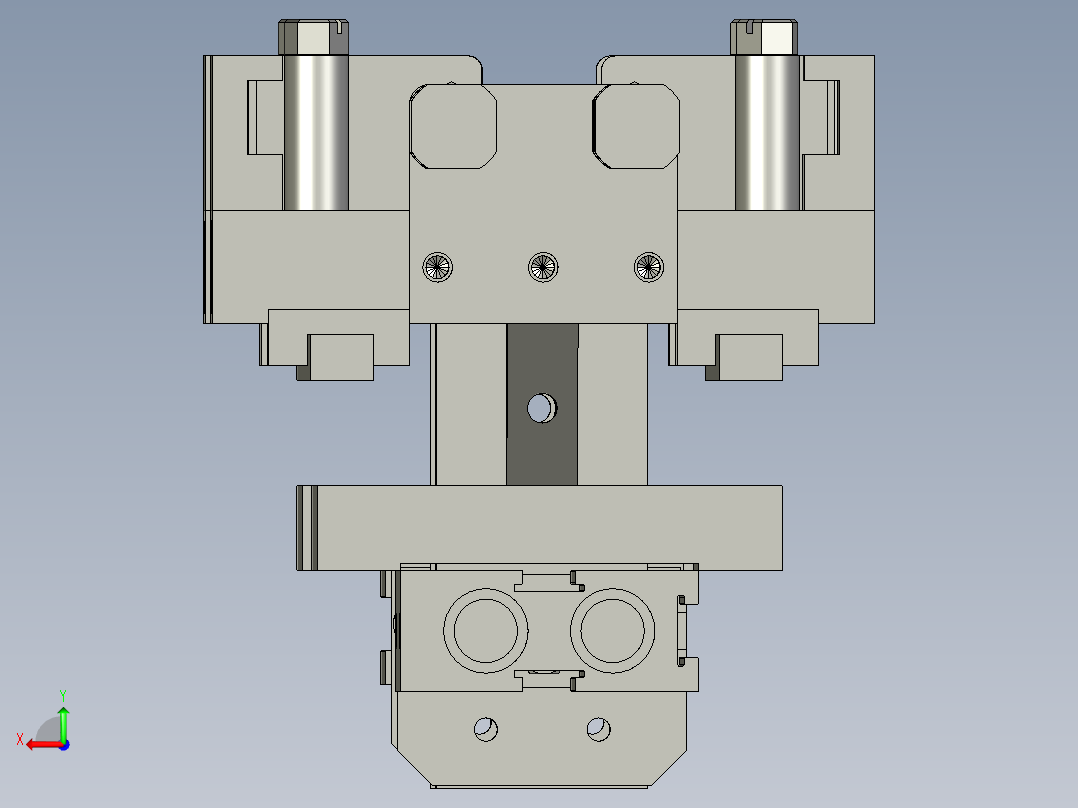 送胶机构装配体-dtk后视图