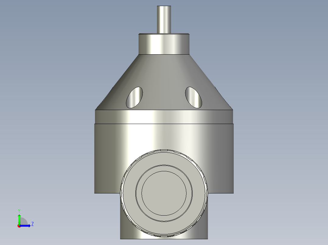 背压阀-DN25左视图