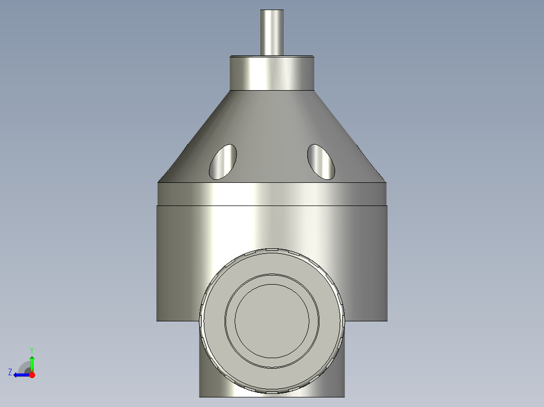 背压阀-DN25右视图