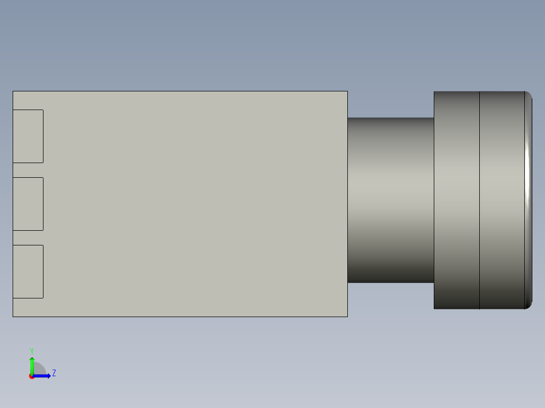 白HANDbutton-A左视图
