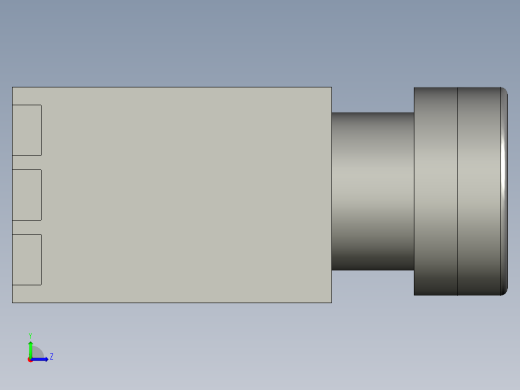 白HANDbutton-A左视缩略图