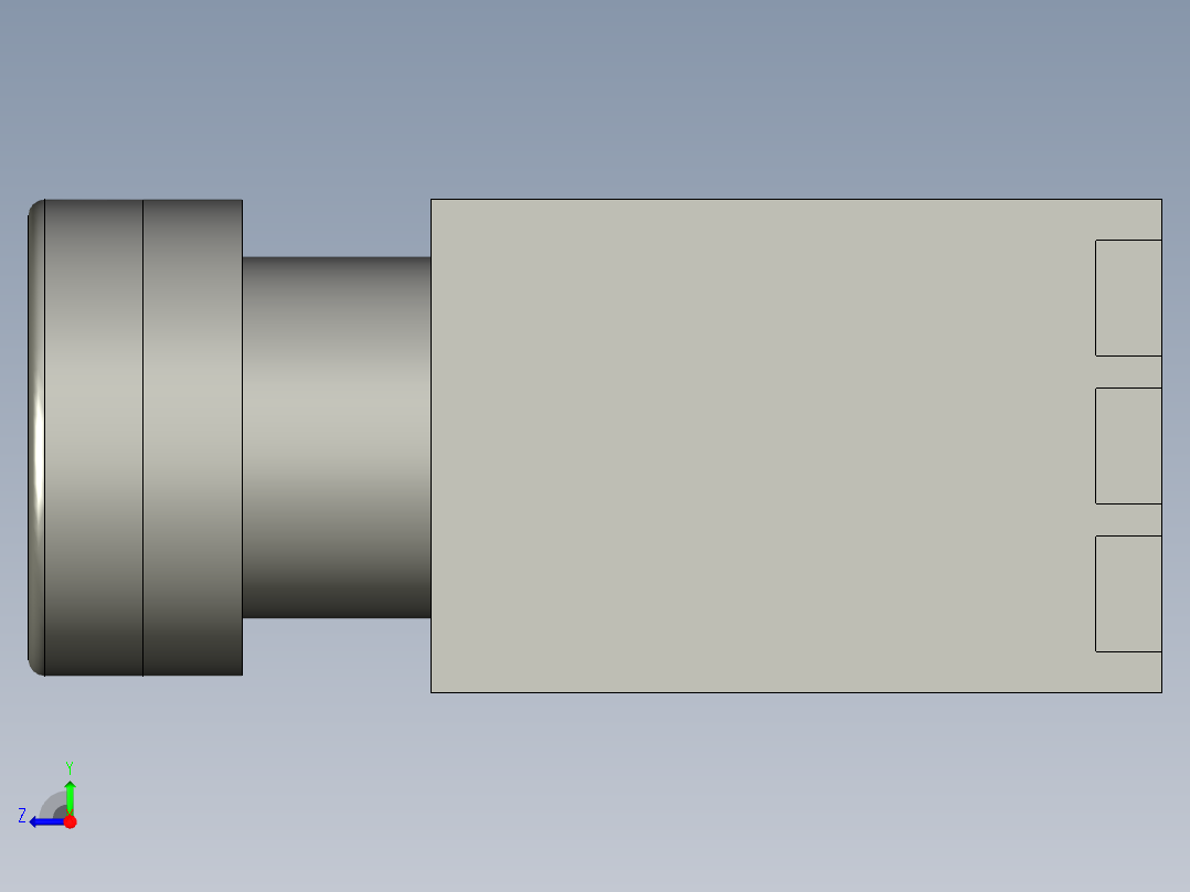 白HANDbutton-A右视图