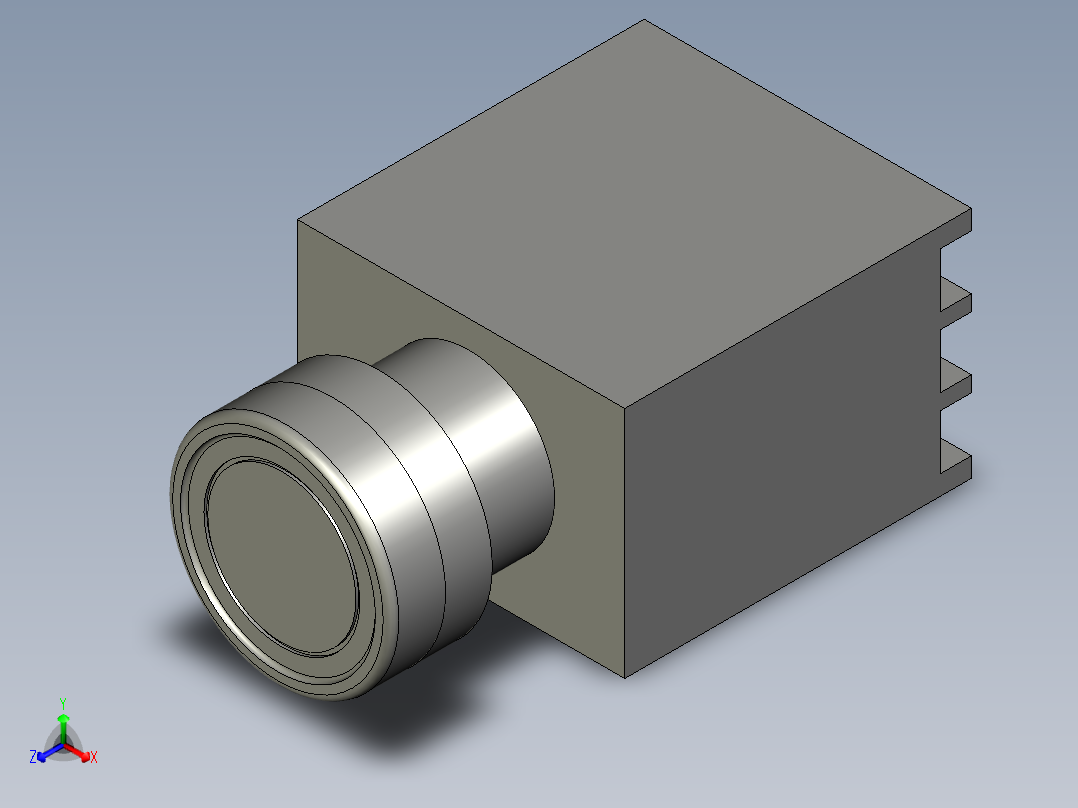 白HANDbutton-A正等轴测图