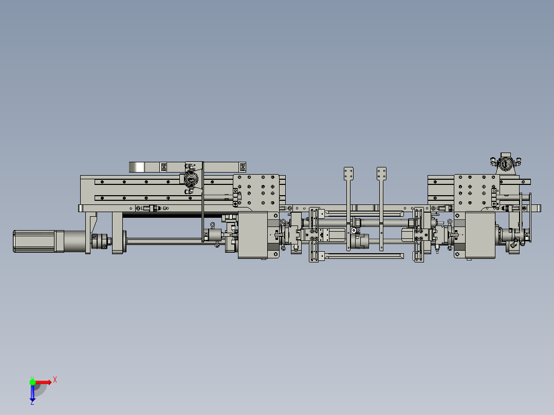 YSZ150E-07-00收尾卷绕组件俯视图