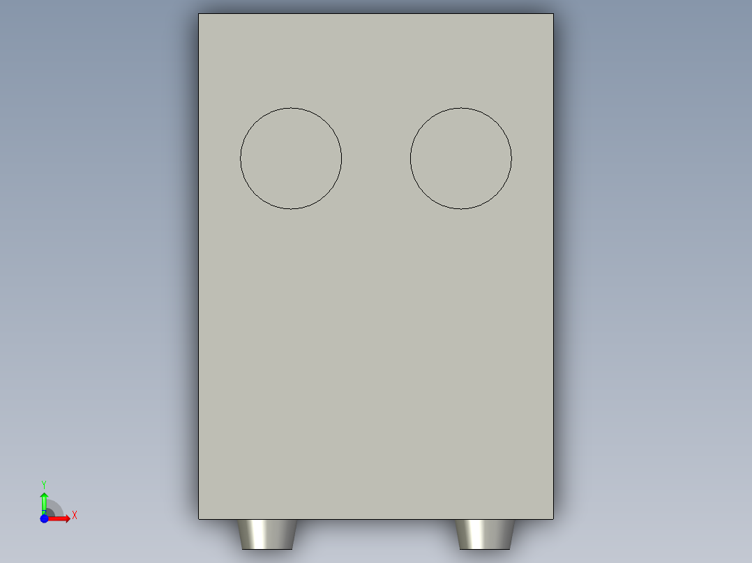 PC-0605-2产品安装尺寸图(AV11)-光源控制器-欧姆龙采购前视图