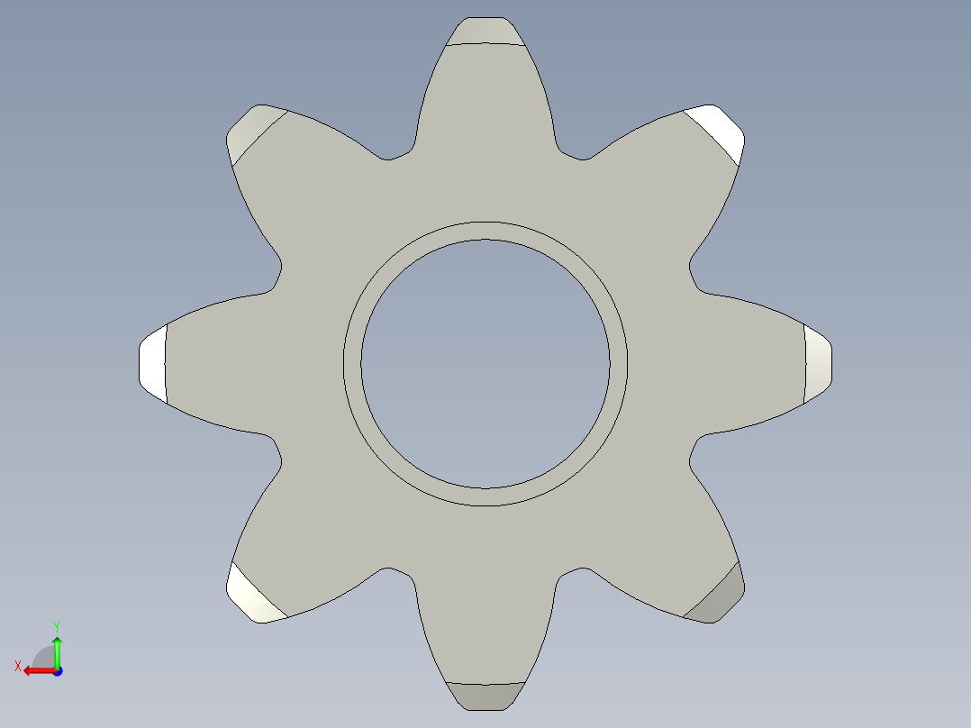 BS25-C208A从动轮TJ后视图