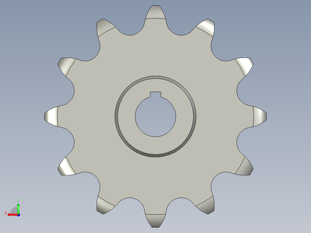 C212AL链轮后视图