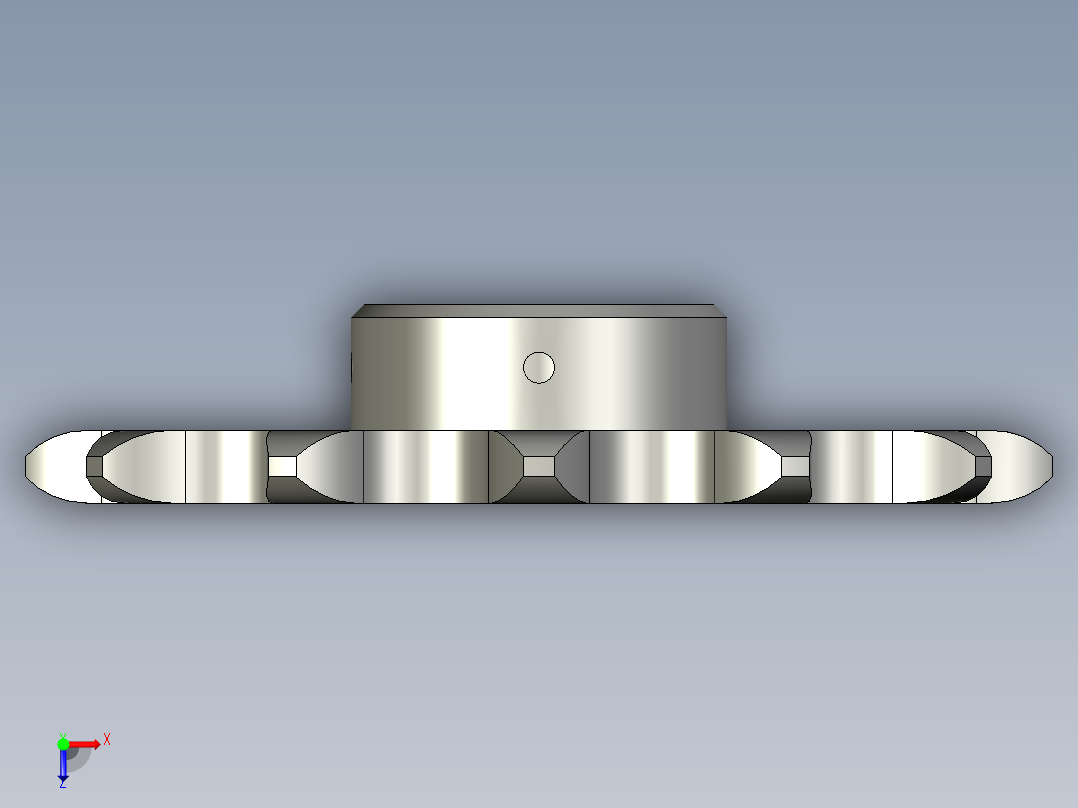 C212AL链轮俯视图