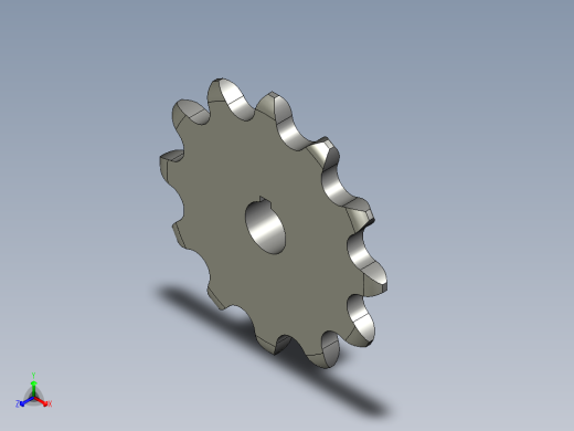 C212AL链轮正等轴测缩略图