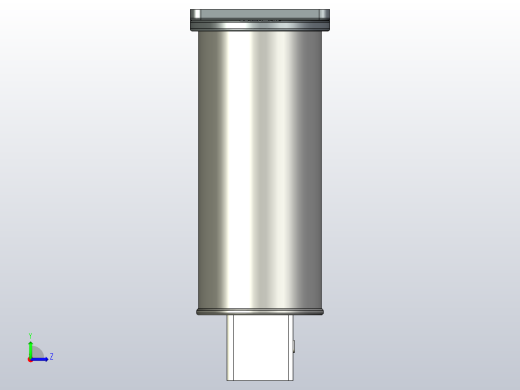 BKMJ(0.4～0.48)-10kvar-3自愈式低电压并联电容器三维模型202202左视缩略图